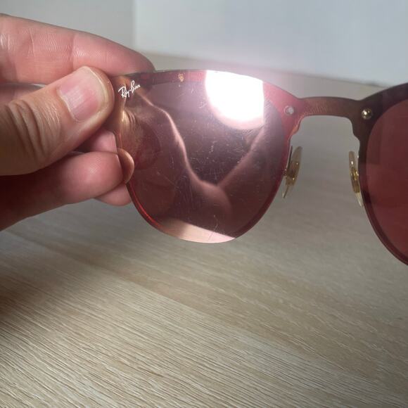 Ray-Ban RB3576-N 043/E4 Large Blaze Clubmaster Sunglasses FRAMES ONLY READ Italy - Picture 5 of 10